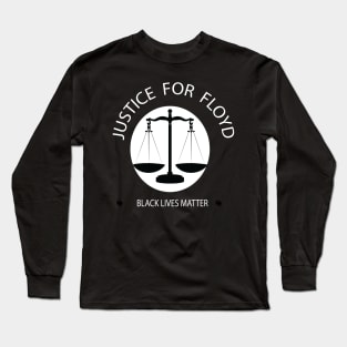 justice for floyd t-shirt Long Sleeve T-Shirt